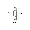 EMBELLECEDOR BLANCO RECOGEDOR PERSIANA 20 MM   CAJA 20 UNID.