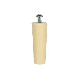 TOPE PERSIANA 60 MM MARFIL CON TORNILLO M-6   CAJA 20 UNID.