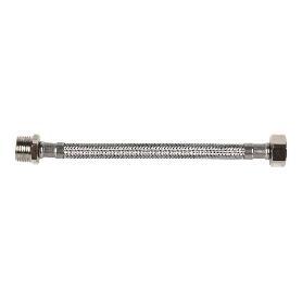 CONEXIÓN FLEXIBLE INOX M3/8- H1/2 25 CM.