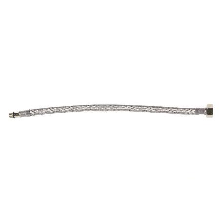 CONEXIÓN FLEXIBLE INOX M10X1 - H1/2 35 CM.