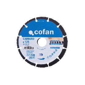DISCO ESPECIAL DE CARBURO PARA MATERIALES BLANDOS Ø125X1 MM