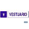 SEÑAL GLASSPACK ADHESIVA 250X62MM. VESTUARIO