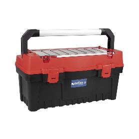 CAJA DE HERRAMIENTAS CON ORGANIZADOR Y REFUERZOS ABS 595 X 288 X 308 MM
