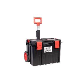 CAJA DE HERRAMIENTAS HEAVY DUTY CON ASA TELESCÓPICA Y RUEDAS 530 X 355 X 390 MM