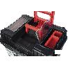 CAJA DE HERRAMIENTAS COMPACT CON DOBLE ASA Y RUEDAS 450 X 360 X 640 MM