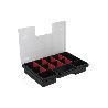 ESTUCHE ORGANIZADOR 12 COMPARTIMENTOS 287 X 186 X 50 MM
