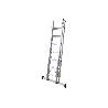 ESCALERA ALUMINIO DOBLE 9 PELDAÑOS 2,50 + 2,50 M
