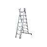 ESCALERA ALUMINIO TRIPLE 9 PELDAÑOS 2,50 + 2,50 + 2,50 M