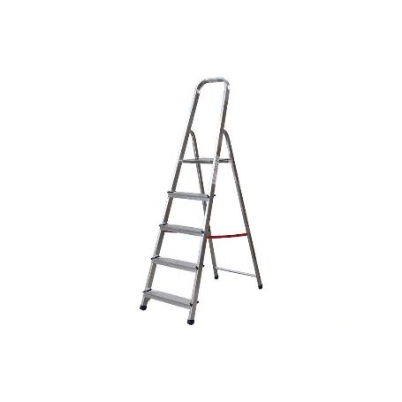 ESCALERA ALUMINIO 5 PELDAÑOS Y 1,13 M ALTURA ÚTIL