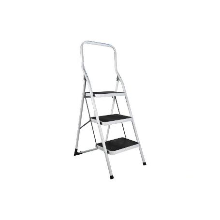 ESCALERA DOMÉSTICA ACERO 3 PELDAÑOS ALTURA 70 CM
