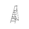 ESCALERA ALUMINIO SOLDADA 6 PELDAÑOS - REFORZADA