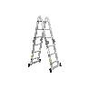 ESCALERA MULTIUSOS ALUMINIO 4 X 3 PELDAÑOS Y 3,25 M