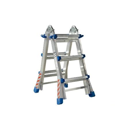 ESCALERA PLUS ALUMINIO MULTIPOSICIÓN 4 X 3 PELDAÑOS Y 2,83 M