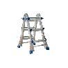 ESCALERA PLUS ALUMINIO MULTIPOSICIÓN 4 X 3 PELDAÑOS Y 2,83 M