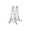 ESCALERA PLUS ALUMINIO MULTIPOSICIÓN 4 X 5 PELDAÑOS Y 4,83 M