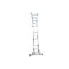 ESCALERA PLUS ALUMINIO MULTIPOSICIÓN 4 X 5 PELDAÑOS Y 4,83 M