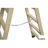 ESCALERA MADERA DOBLE 6 PELDAÑOS 1,50 M