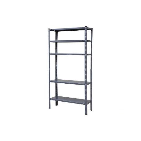 KIT ESTANT. METAL C/TORN. 5 BALDAS 180X90X30 GRIS
