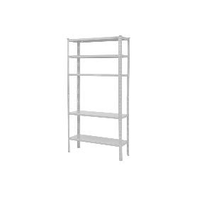 KIT ESTANT. METAL C/TORN. 5 BALDAS 180X90X40 BLC