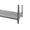 ESTANTERÍA ANTRACITA 5 BALDAS DE ACERO GALVANIZADO 1800 X 900 X 400 MM