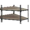 ESTANTERÍA ANTRACITA RINCONERA 5 BALDAS DE MADERA 1800 X 900 X 400 MM