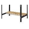 BANCO DE TRABAJO CON PANEL ANTRACITA MADERA L-910 MM