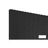 PANEL DE HERRAMIENTAS ANTRACITA CON 8 GANCHOS L-1200 MM