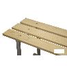 BANCO DE VESTUARIO MADERA L-1000 MM