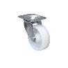 RUEDA NYLON CON PLACA Ø125X40MM