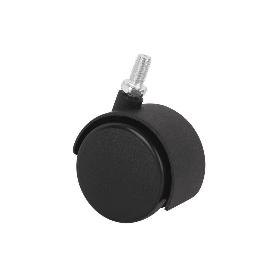 RUEDA PLASTIC Ø50MM TORNILLO 8X15 VENTA UNITARIA
