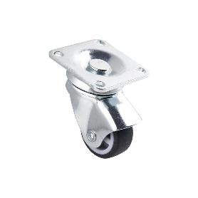 RUEDA GOMA/GRIS PLACA Ø30X18MM   CAJA 4 UNID.