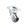 RUEDA GOMA/GRIS PLACA Ø30X18MM VENTA UNITARIA
