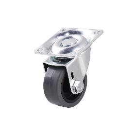 RUEDA GOMA/GRIS PLACA Ø40X18MM VENTA UNITARIA