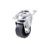 RUEDA GOMA/GRIS PLACA Ø40X18MM VENTA UNITARIA