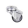 RUEDA GOMA/GRIS PASANTE Ø30X18MM VENTA UNITARIA