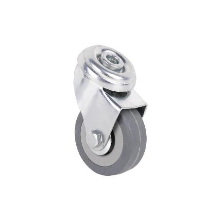 RUEDA GOMA/GRIS PASANTE Ø50X18MM VENTA UNITARIA