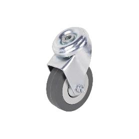 RUEDA GOMA/GRIS PASANTE Ø60X22MM VENTA UNITARIA