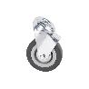 RUEDA GOMA/GRIS PASANTE Ø75X22MM VENTA UNITARIA