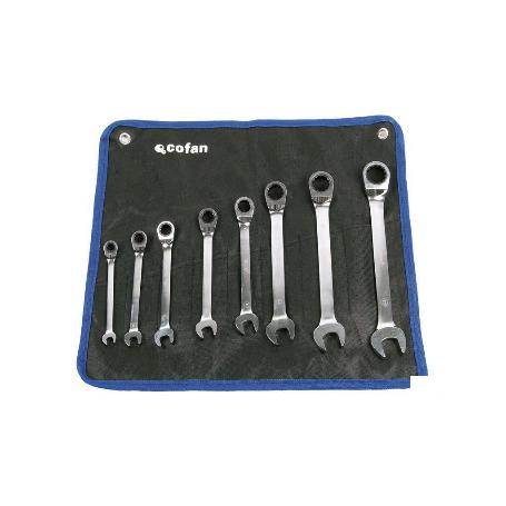 SET 8 LLAVES DE CARRACA MIXTA