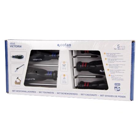 SET DESTORNILLADOR 5 PCS