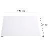 PIZARRA IMAN PVC BLANCA 210X305X1 MM.