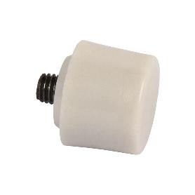 CABEZAL MARTILLO DE NYLON BLANCO Ø35 MM