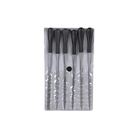 JUEGO DE LIMAS DE AGUJA 160 MM 6 UDS.