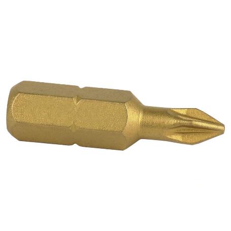 PUNTA TITANIO 1/4 50MM, PZ-3   CAJA 5 UNID.