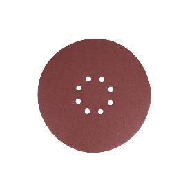 HOJA DE LIJADO LIJADORA PARED Y TECHO 8 AGUJEROS Ø225 MM G 80   CAJA 5 UNID.