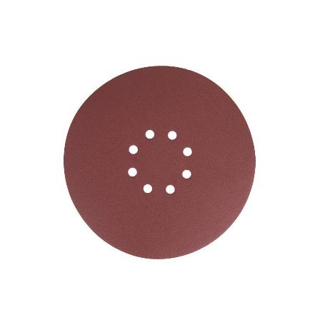HOJA DE LIJADO LIJADORA PARED Y TECHO 8 AGUJEROS Ø225 MM G 150   CAJA 5 UNID.