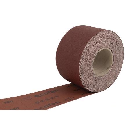 ROLLO LIJA TELA UNIVERSAL 100 X 25 M. G.80