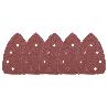 HOJA DE LIJADO LIJADORA MOUSE 7 AGUJEROS 100 X 140 MM G 80   CAJA 5 UNID.