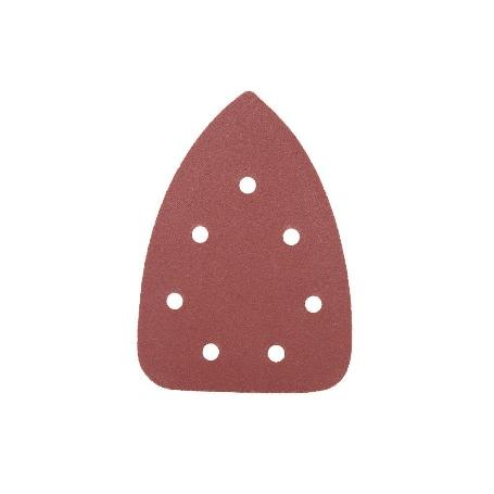 HOJA DE LIJADO LIJADORA MOUSE 7 AGUJEROS 100 X 140 MM G 180   CAJA 5 UNID.