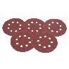 HOJA DE LIJADO LIJADORA ORBITAL 8 AGUJEROS Ø125 MM G 80   CAJA 5 UNID.